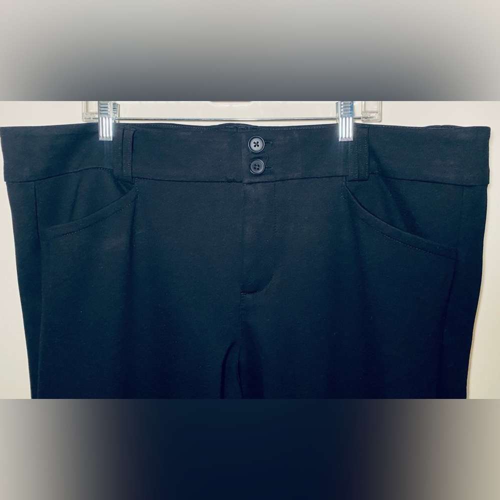 EUC - Studio Ponte High-Rise Trouser Boot-Cut Pants Size 22R - Picture 3 of 8